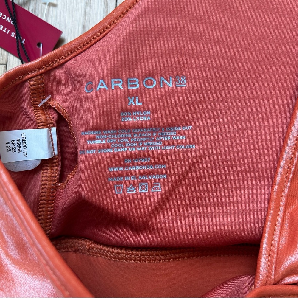 Carbon38 takara shine orange sports bra size‎ xl women’s - Picture 6 of 6